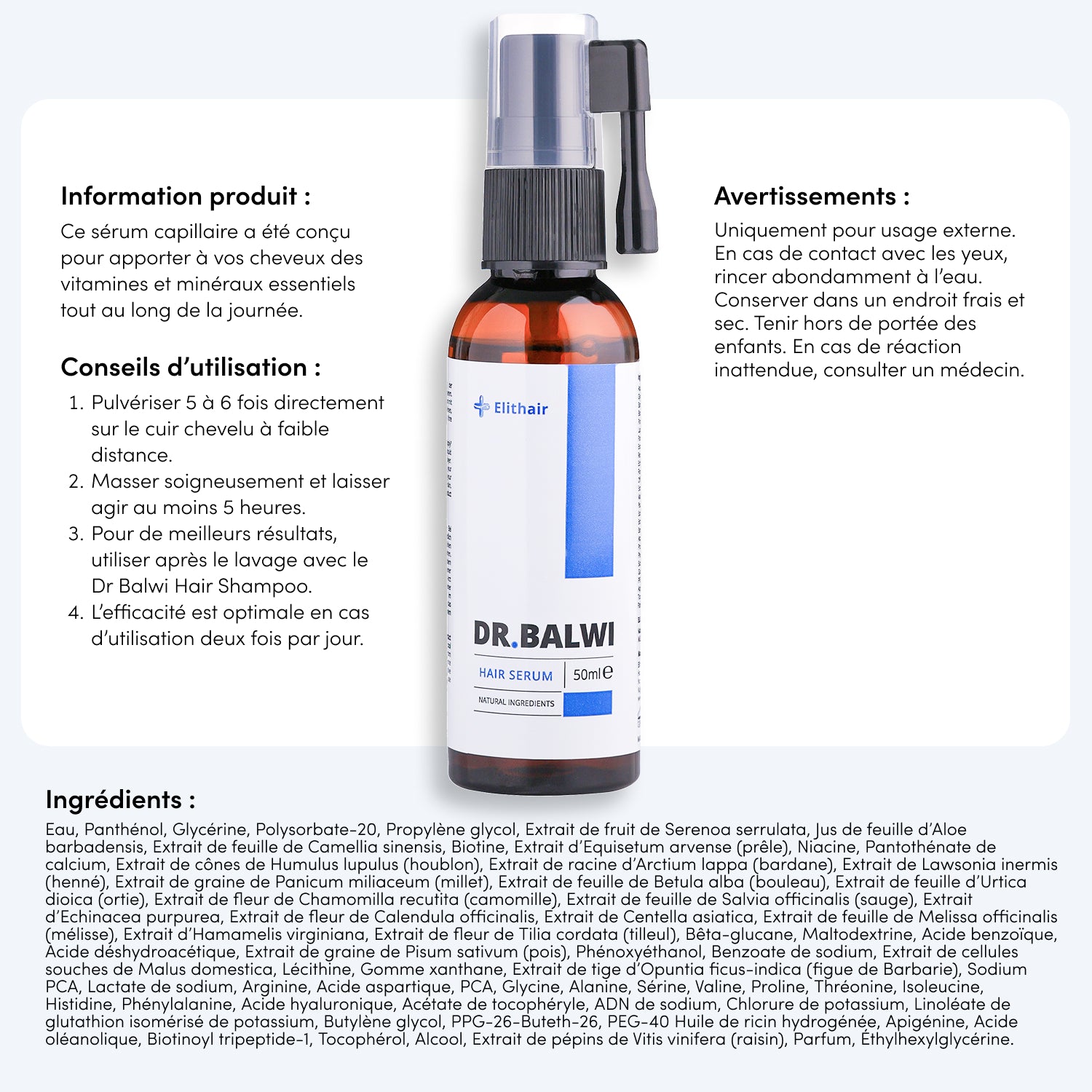 Routine anti-chute de cheveux