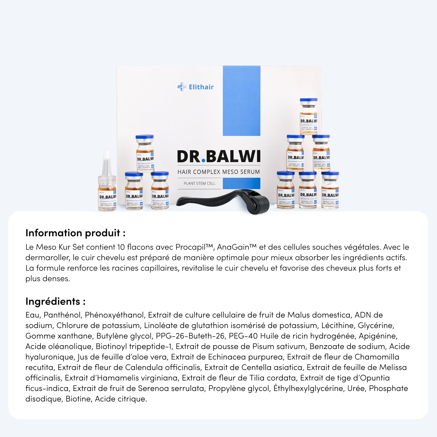 Docteur Ensemble de mésothérapie Balwi