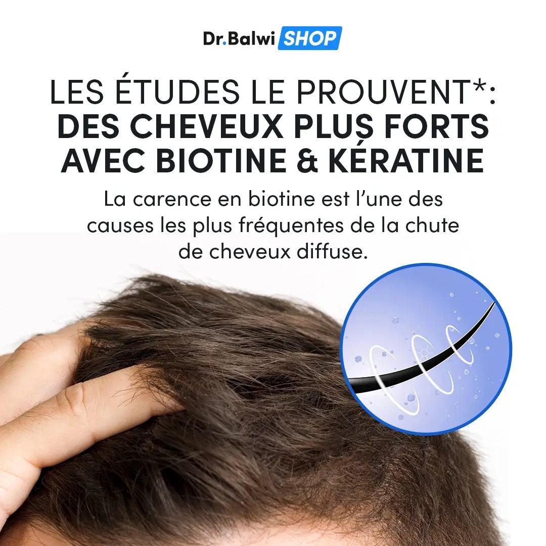 Dr. Balwi Cure Biotine & Kératine - 60 comprimés