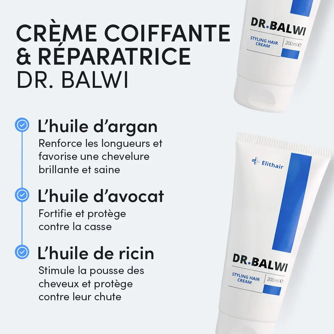 Crème coiffante et réparatrice Dr. Balwi